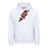 White Western Aztec Pattern Lightning Urban Hoodie - Bettercallsaul