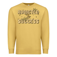 Antique Gold addicted to success Premium Sweatshirt - MaliasSmallBusiness