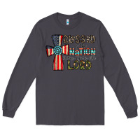 Smoke blessed İs the nation whose god is the lord Long Sleeve Tee - CowhideDigitalArt