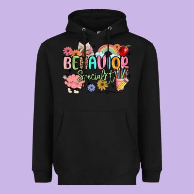 Behavior Specialist Heavyweight Hoodie Designed By Maliassmallbusiness