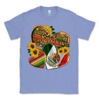 Colony Blue mexico heart and sunflower Classic Tee - HRA Design Shop