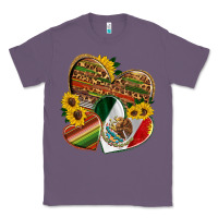 Lavender mexico heart and sunflower Classic Tee - HRA Design Shop