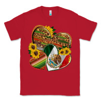 Red mexico heart and sunflower Classic Tee - HRA Design Shop