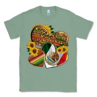 Sage mexico heart and sunflower Classic Tee - HRA Design Shop
