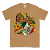 Toasted Coconut mexico heart and sunflower Classic Tee - HRA Design Shop