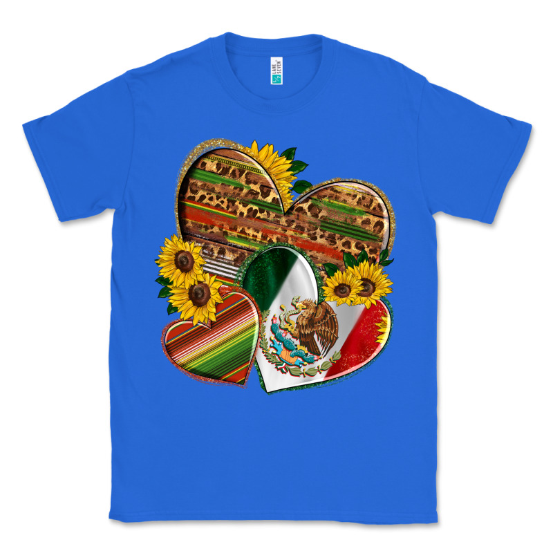 Mexico Heart And Sunflower Classic Tee by HRA Design Shop | Teevron