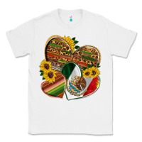 White mexico heart and sunflower Classic Tee - HRA Design Shop