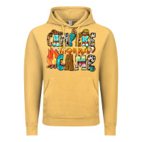Vintage Mustard campers gonna camp Vintage Hoodie - Zillion Design Studio