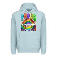 Blue Mist Western Proud Mom Premium Hoodie - BundleAndBundleShop