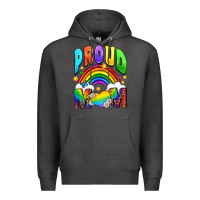 Charcoal Heather Western Proud Mom Premium Hoodie - BundleAndBundleShop
