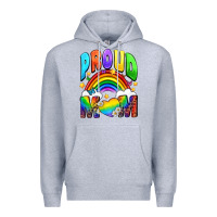 Heather Grey Western Proud Mom Premium Hoodie - BundleAndBundleShop
