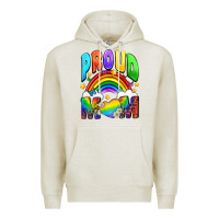 Oatmeal Heather Western Proud Mom Premium Hoodie - BundleAndBundleShop