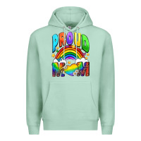 Seafoam Western Proud Mom Premium Hoodie - BundleAndBundleShop