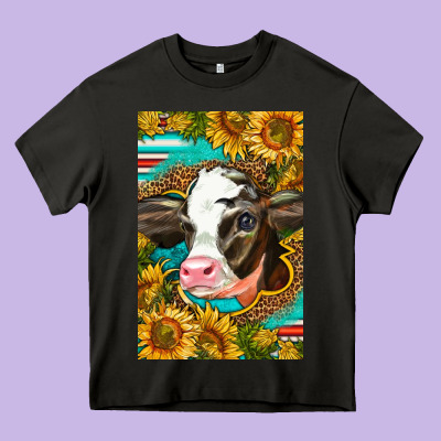 Cute Baby Calf Heavy Core Tee Designed By Lillyallendesigns