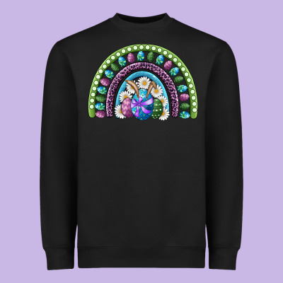 Heavyweight Sweatshirt easter rainbow