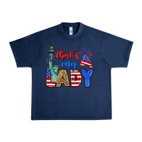 Navy that's my lady 4th of july Urban Heavy Tee - Zillion Design Studio