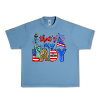 Pebble Blue that's my lady 4th of july Urban Heavy Tee - Zillion Design Studio