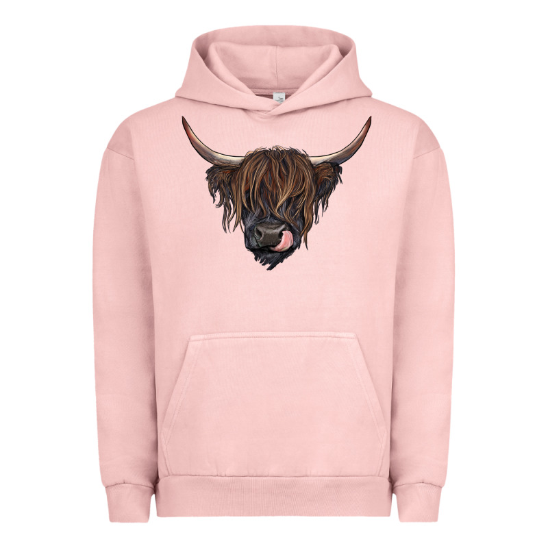 Black Highland Cow Urban Hoodie by RanaPortraitStore | Teevron