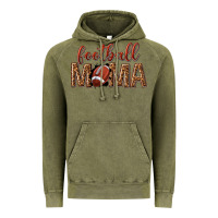 Vintage Olive football mama Vintage Hoodie - texasbilliewilder