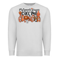 Dove Grey my favorite players call me grandma Premium Sweatshirt - MaliasSmallBusiness
