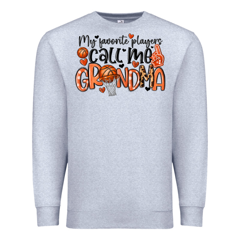 My Favorite Players Call Me Grandma Premium Sweatshirt by MaliasSmallBusiness | Teevron
