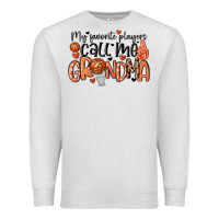 Oatmeal Heather my favorite players call me grandma Premium Sweatshirt - MaliasSmallBusiness