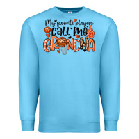 Ocean Blue my favorite players call me grandma Premium Sweatshirt - MaliasSmallBusiness