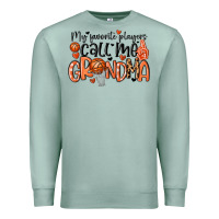 Seafoam my favorite players call me grandma Premium Sweatshirt - MaliasSmallBusiness