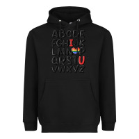 Black pride alphabet Heavyweight Hoodie - MaliasSmallBusiness