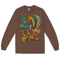 Chestnut love indian headdress Long Sleeve Tee - HRA Design Shop