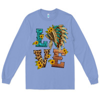 Colony Blue love indian headdress Long Sleeve Tee - HRA Design Shop