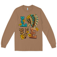 Toasted Coconut love indian headdress Long Sleeve Tee - HRA Design Shop