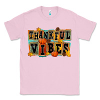 Bubblegum Pink thankful vibes Classic Tee - FaDigitalArtStudio