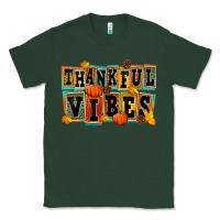 Sports Green thankful vibes Classic Tee - FaDigitalArtStudio