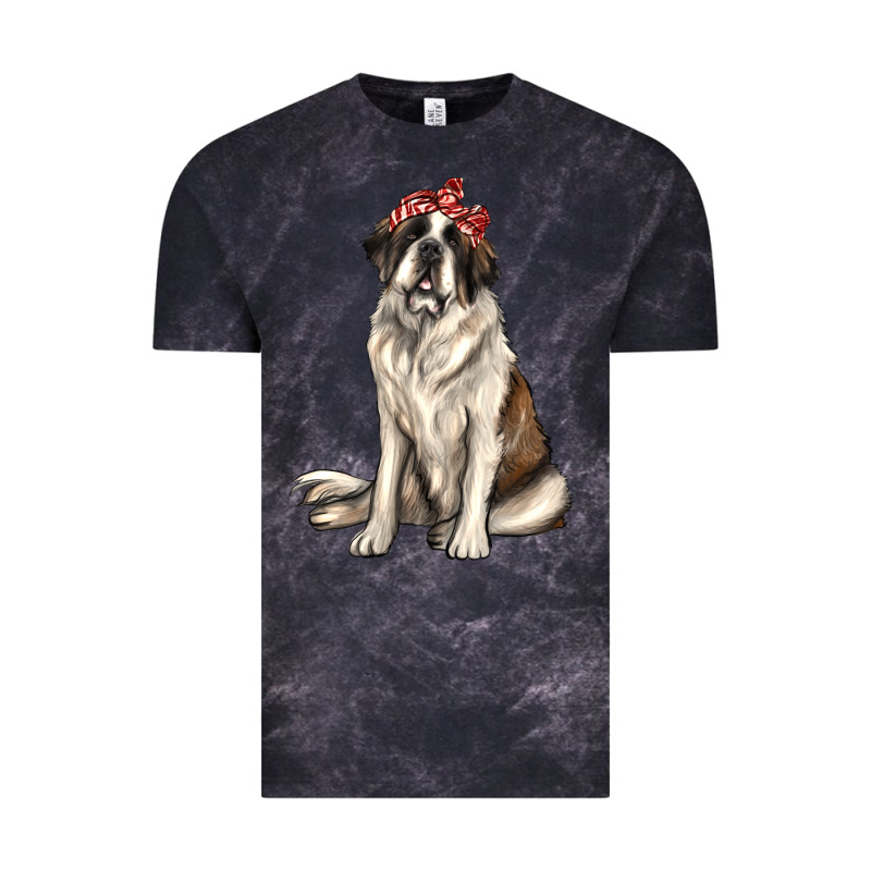 St Bernard With Bandanna Vintage Tee by texasbilliewilder | Teevron