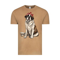 Vintage Camel st bernard with bandanna Vintage Tee - texasbilliewilder