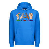 True Royal Peace Love Pride Premium Hoodie - BundleAndBundleShop