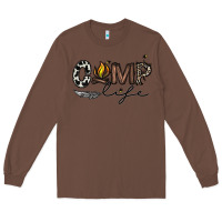 Chestnut camp life Long Sleeve Tee - CowhideDigitalArt