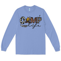 Colony Blue camp life Long Sleeve Tee - CowhideDigitalArt