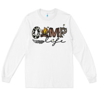 White camp life Long Sleeve Tee - CowhideDigitalArt