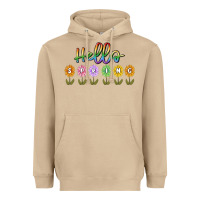 Mushroom hello spring Heavyweight Hoodie - MaliasSmallBusiness