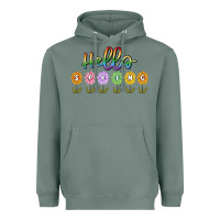 Sage hello spring Heavyweight Hoodie - MaliasSmallBusiness
