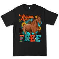 Black roam free galloping Premium Tee - Artiststas