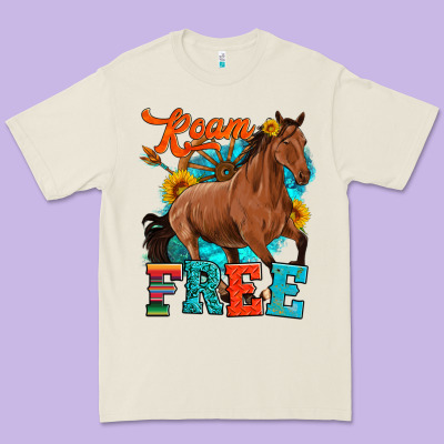 Roam Free Galloping Premium Tee Designed By Artiststas