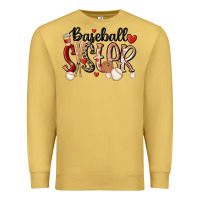 Antique Gold baseball sister Premium Sweatshirt - MaliasSmallBusiness