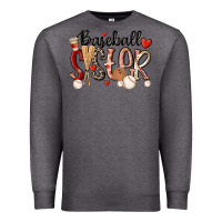 Charcoal Heather baseball sister Premium Sweatshirt - MaliasSmallBusiness