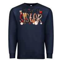 Navy baseball sister Premium Sweatshirt - MaliasSmallBusiness