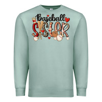 Seafoam baseball sister Premium Sweatshirt - MaliasSmallBusiness