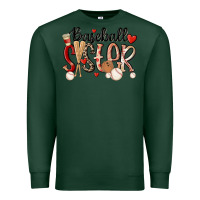 Sports Green baseball sister Premium Sweatshirt - MaliasSmallBusiness