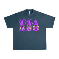 Midnight Navy Domestic Violence Warrior Gnomes Urban Heavy Tee - texasbilliewilder